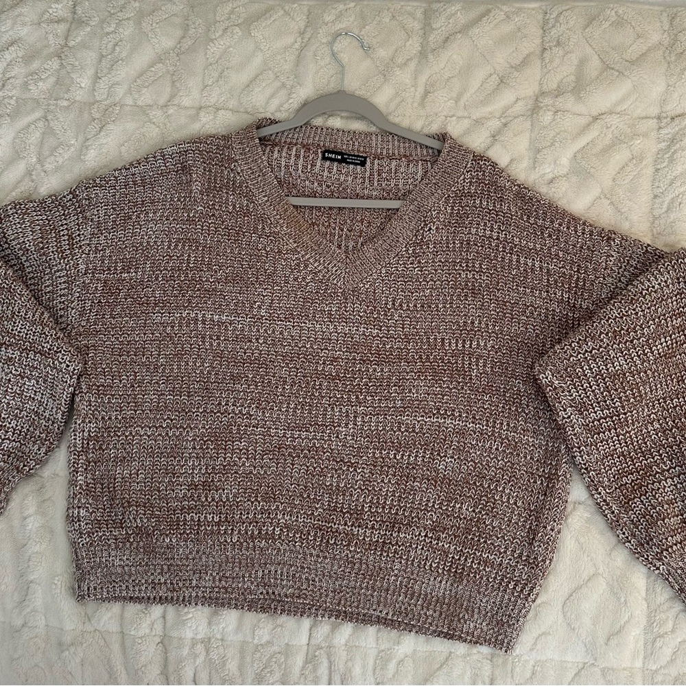 Cozy Brown Knit Sweater